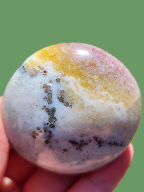 Ocean Jasper Palm Stone (OJ138)